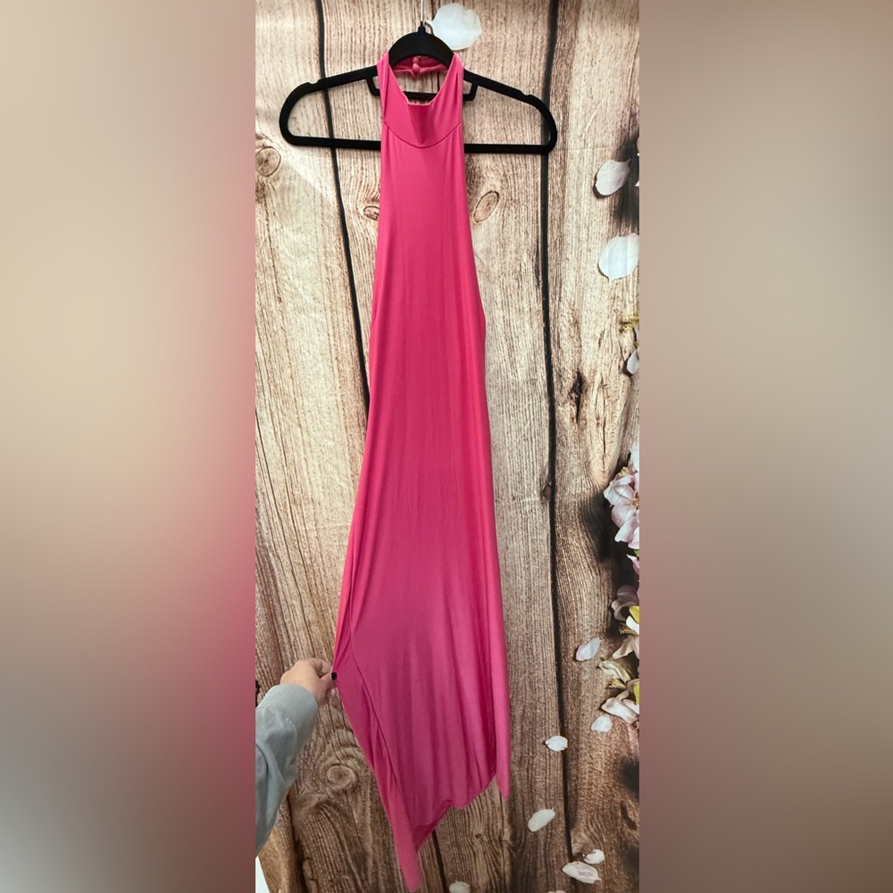 Elegant Pink Maxi Dress